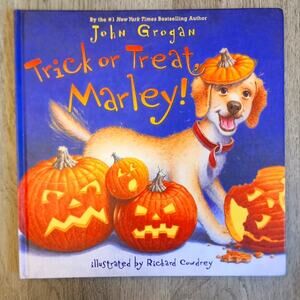 Trick or Treat Marley Children's Halloween Illustrated Fiction Hardcover Book